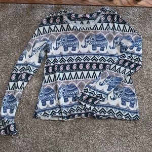 Size small elephant pattern too, never worn